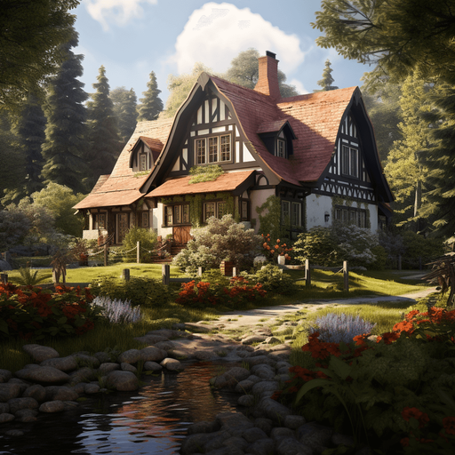 a nice country house