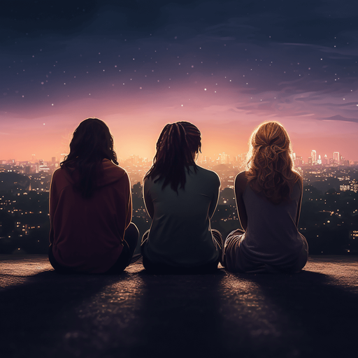 friends being inclusive of someone who looks lonely